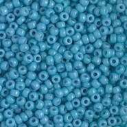 Miyuki seed beads 8/0 - Duracoat opaque nile blue 8-4478